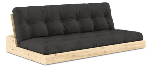 Tmavě šedá rozkládací pohovka 196 cm Base – Karup Design