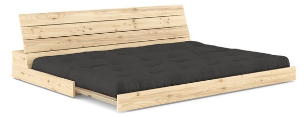 Tmavě šedá rozkládací pohovka 196 cm Base – Karup Design