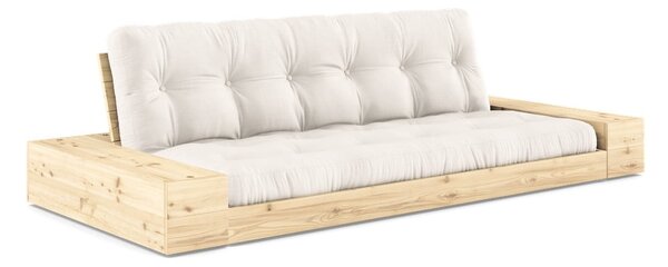 Krémová rozkládací pohovka 244 cm Base – Karup Design