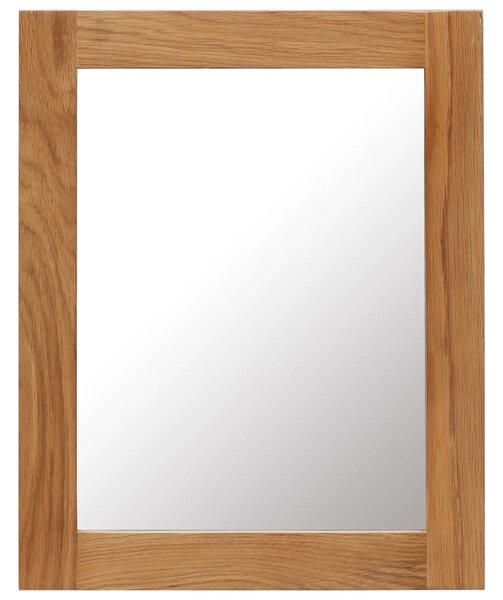 Zrcadlo 40 x 50 cm masivní dubové dřevo