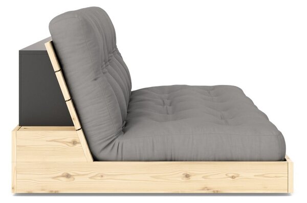 Šedá rozkládací pohovka 196 cm Base – Karup Design