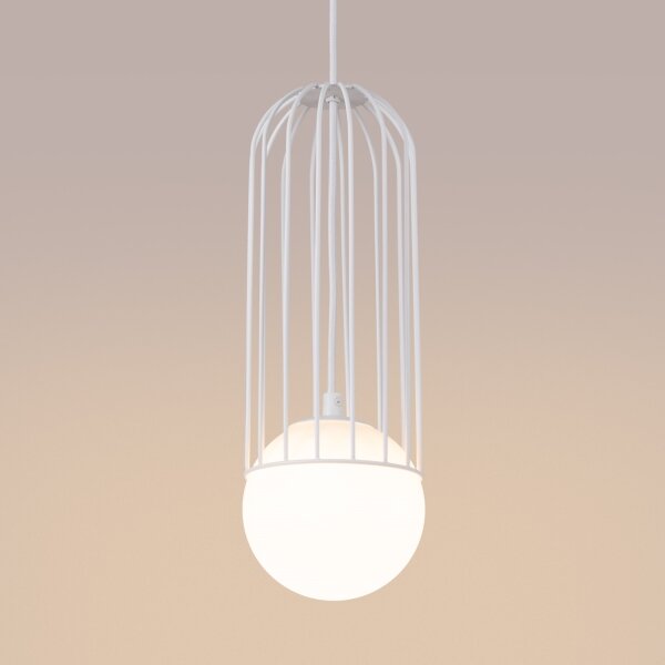 Sollux SL.1331 - Lustr na lanku BRINA 1xG9/8W/230V bílá