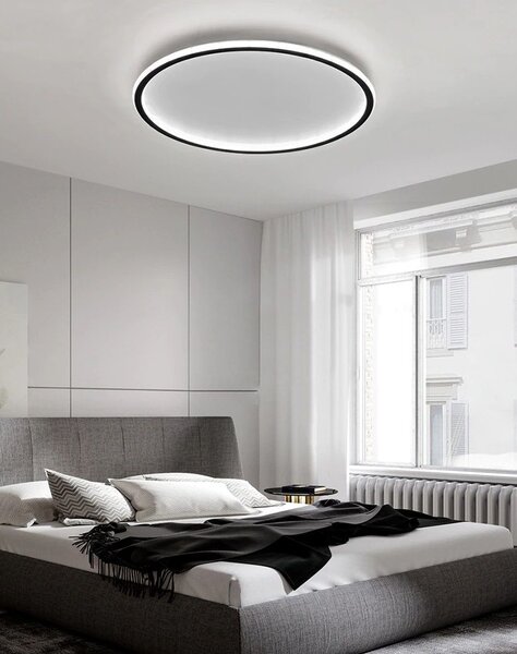 Abigali Modern nástěnné svítidlo 1x36 W bílá-černá MD1803-R50-Y