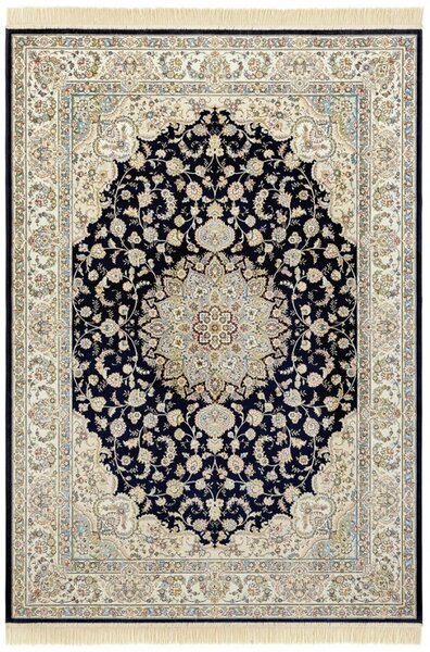 Hans Home | Kusový koberec Naveh 104378 Darkblue/Cream - 160x230