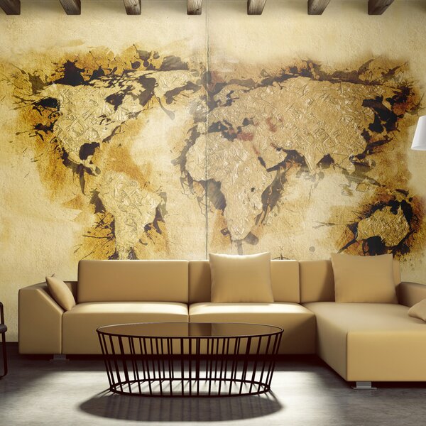 Fototapeta - Mapa světa - zlatokopové 450x270 + zdarma lepidlo