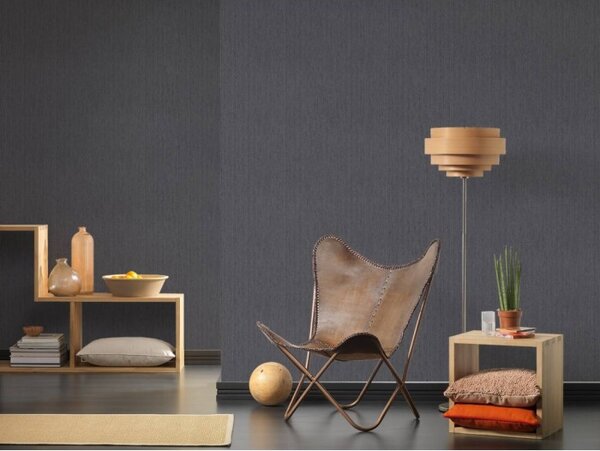 A.S. Création | Vliesová tapeta na zeď Casual Living 3443-35 | 0,53 x 10,05 m | metalická, šedá, černá