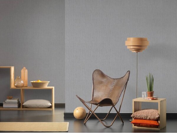 A.S. Création | Vliesová tapeta na zeď Casual Living 3443-28 | 0,53 x 10,05 m | metalická, šedá