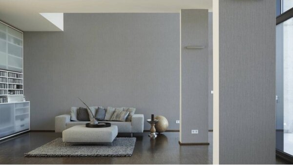A.S. Création | Vliesová tapeta na zeď Casual Living 3443-28 | 0,53 x 10,05 m | metalická, šedá