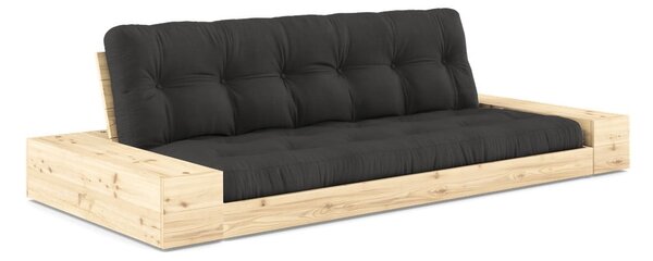 Tmavě šedá rozkládací pohovka 244 cm Base – Karup Design