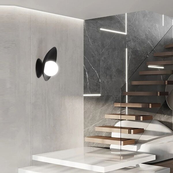 Toolight Moderní nástěnná lampa APP1188-1W Black