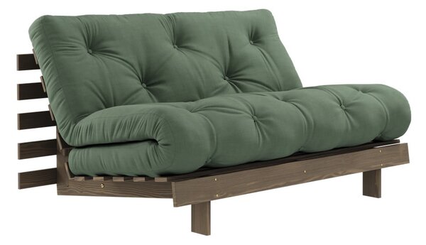 Zelená rozkládací pohovka 140 cm Roots – Karup Design