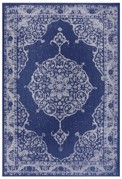 Hans Home | Kusový orientální koberec Flatweave 104817 Blue/Cream
