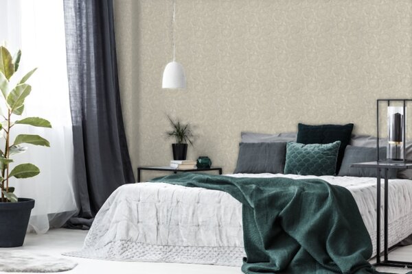 A.S. Création | Vliesová tapeta na zeď Versace 36692-1 | 0,70 x 10,05 m | metalická, bílá