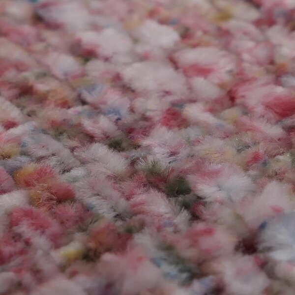 Sada dvou jídelních židlí HWC-O48, kuchyňská židle, otočná s automatickým návratem, potah: textil chenille (410 g/m²), Öko-Tex, barva: růžová