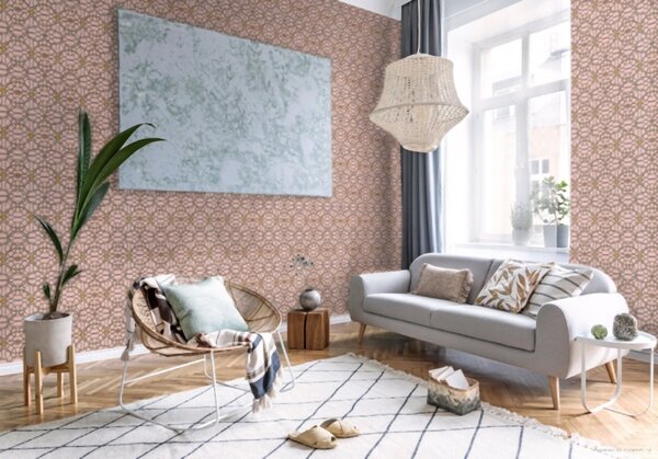 A.S. Création | Vliesová tapeta na zeď Versace 37049-6 | 0,70 x 10,05 m | růžová