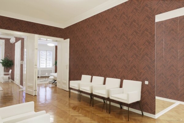 A.S. Création | Vliesová tapeta na zeď Versace 37051-3 | 0,70 x 10,05 m | hnědá, černá