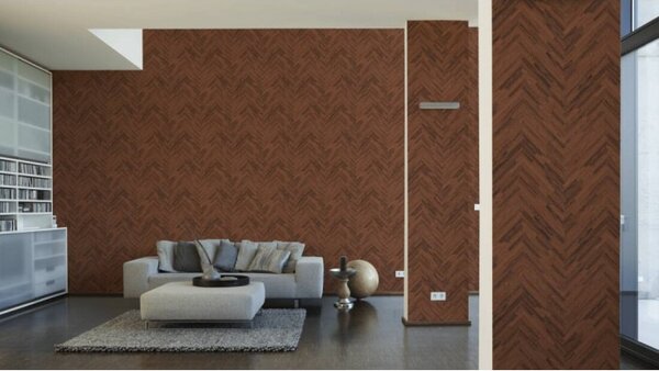 A.S. Création | Vliesová tapeta na zeď Versace 37051-3 | 0,70 x 10,05 m | hnědá, černá