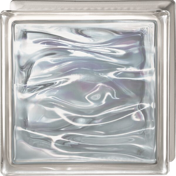 Luxfera Glassblocks Perla Blanco 19x19x8 cm lesk AQBQ19PBLA