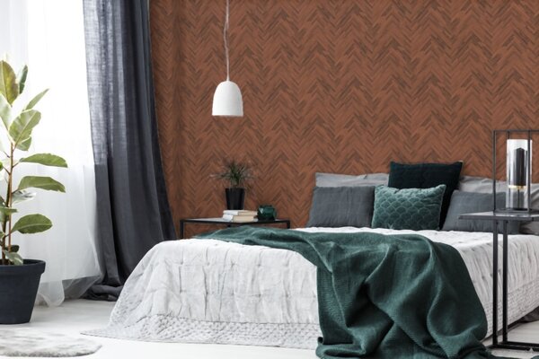 A.S. Création | Vliesová tapeta na zeď Versace 37051-3 | 0,70 x 10,05 m | hnědá, černá