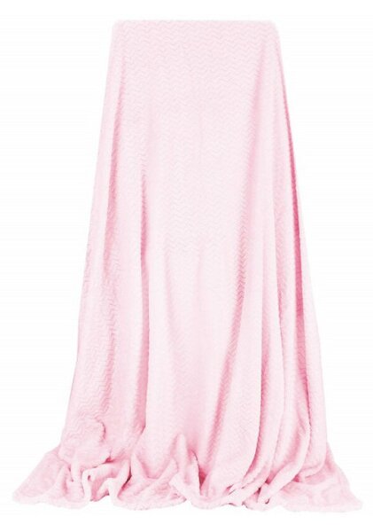 Deka 70x160 cm SPRINGOS Splendit HA7116 světle růžová