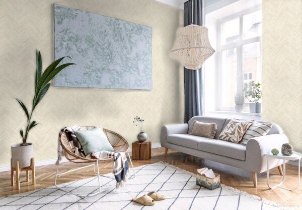 A.S. Création | Vliesová tapeta na zeď Versace 37051-5 | 0,70 x 10,05 m | krémová, metalická
