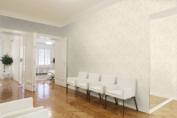A.S. Création | Vliesová tapeta na zeď Versace 37051-5 | 0,70 x 10,05 m | krémová, metalická