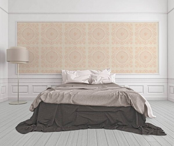 A.S. Création | Vliesová tapeta na zeď Versace 37055-6 | 0,70 x 10,05 m | růžová, bílá, krémová