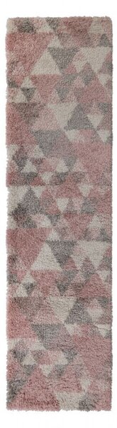 Hans Home | Běhoun koberec Dakari Nuru Pink/Cream/Grey