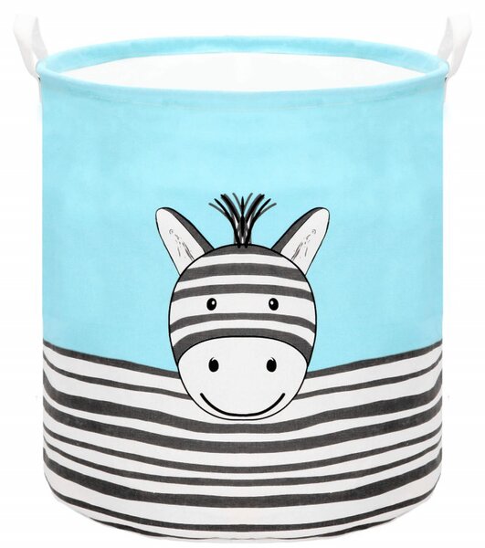Úložný koš 80l, zebra SPRINGOS HA0109