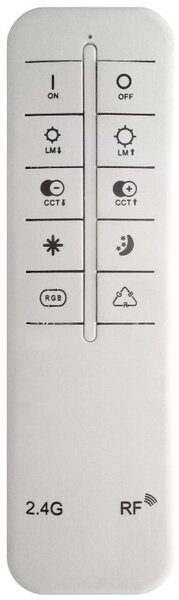 Globo 41329-18 LED přisazené stropní svítidlo Nicole 1x18W | 1120lm | 3000-4000-6000K - s dálkovým ovladačem