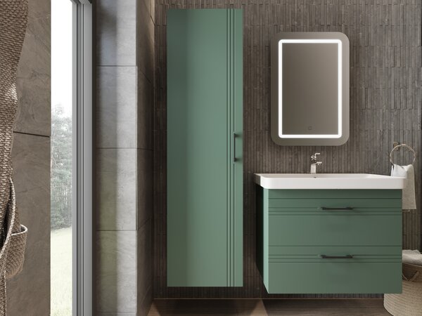 Lavedo Melony Green 170 vysoká závěsná skříňka do koupelny