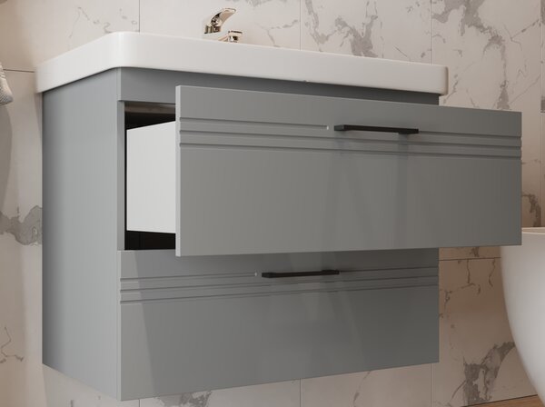 Lavedo Melony Grey 80 koupelnová skříňka s umyvadlem
