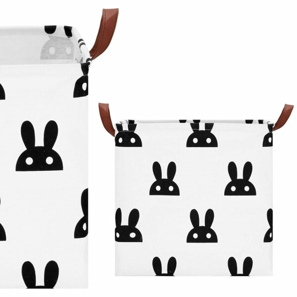 Úložný box 36 l SPRINGOS HA0107 bílo-černý