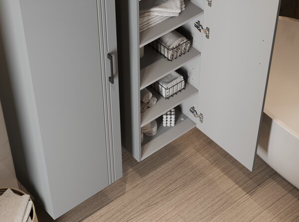Lavedo Melony Grey 170 vysoká závěsná skříňka do koupelny