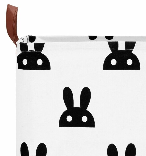 Úložný box 36 l SPRINGOS HA0107 bílo-černý