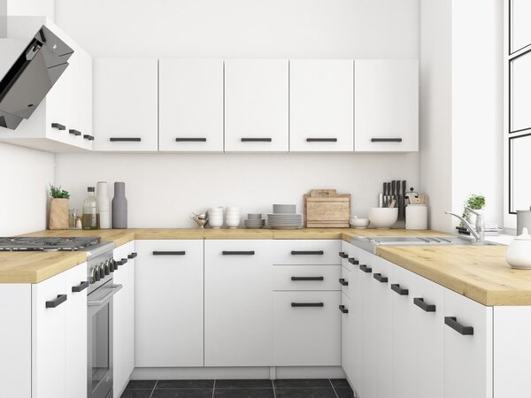 TP Living Kuchyňská linka MARINET bílá / dub artisan