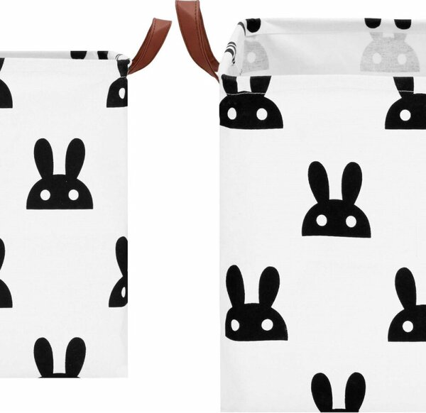 Úložný box 36 l SPRINGOS HA0107 bílo-černý