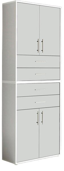 SKŘÍŇ NA ŠANONY, bílá, 84,4/227,2/33 cm MID.YOU - Online Only kancelářský nábytek, Online Only
