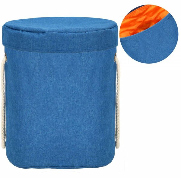 Úložný koš 27 l SPRINGOS HA0129 modro-oranžový