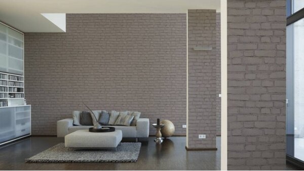 A.S. Création | Vliesová tapeta na zeď New Studio 37414-3 | 0,53 x 10,05 m | červená, černá, šedá