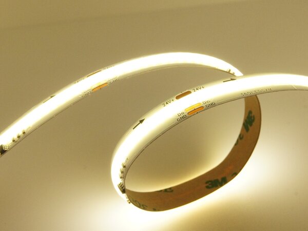 Digitální LED pásek COB, 11W/m, 24V, IP20, 360LED/m Barva světla: Teplá bílá, 2700K