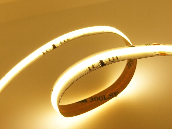 Digitální LED pásek COB, 11W/m, 24V, IP20, 360LED/m Barva světla: Teplá bílá, 2700K