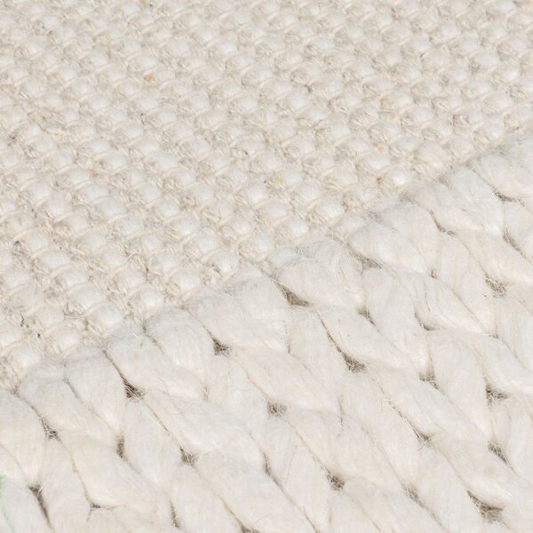Flair Rugs, Kusový koberec Rue Plait Natural, 160x230, bílá, ložnice
