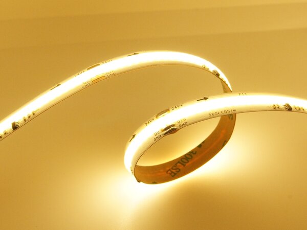Digitální LED pásek COB, 11W/m, 24V, IP20, 360LED/m Barva světla: Teplá bílá, 2700K