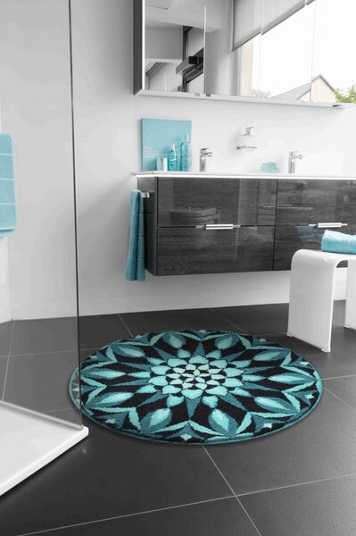 GRUND Mandala předložka POZNÁNÍ tyrkysová Rozměr: ø 80 cm