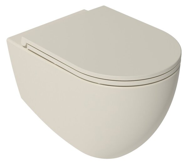 Isvea Isvea, INFINITY WC sedátko SLIM, Soft Close, Easy Take, Ivory, 40KF0532I-S