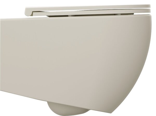 Isvea Isvea, INFINITY závěsná WC mísa, Rimless, 36,5x53cm, Ivory, 10NF02005-2K