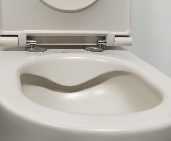 Isvea Isvea, INFINITY závěsná WC mísa, Rimless, 36,5x53cm, Ivory, 10NF02005-2K