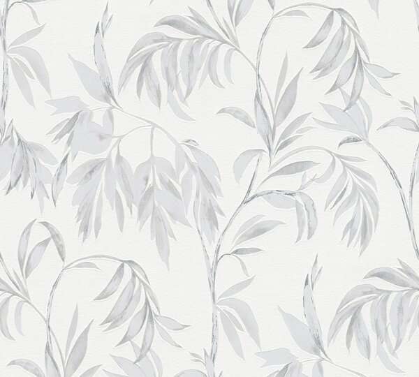 A.S. Création | Vliesová tapeta na zeď Attractive 37830-2 | 0,53 x 10,05 m | bílá, šedá