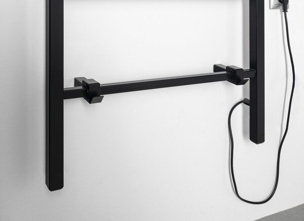 Sapho Sapho, BARBO elektrický sušák 600x1600 mm, 160 W, hranatý, černá mat, BB906
